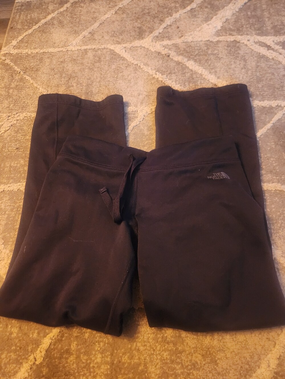 The North Face Womens Black Jogger Sweatpants with Logo
